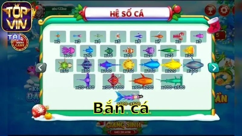 Bắn cá – Săn thưởng khủng